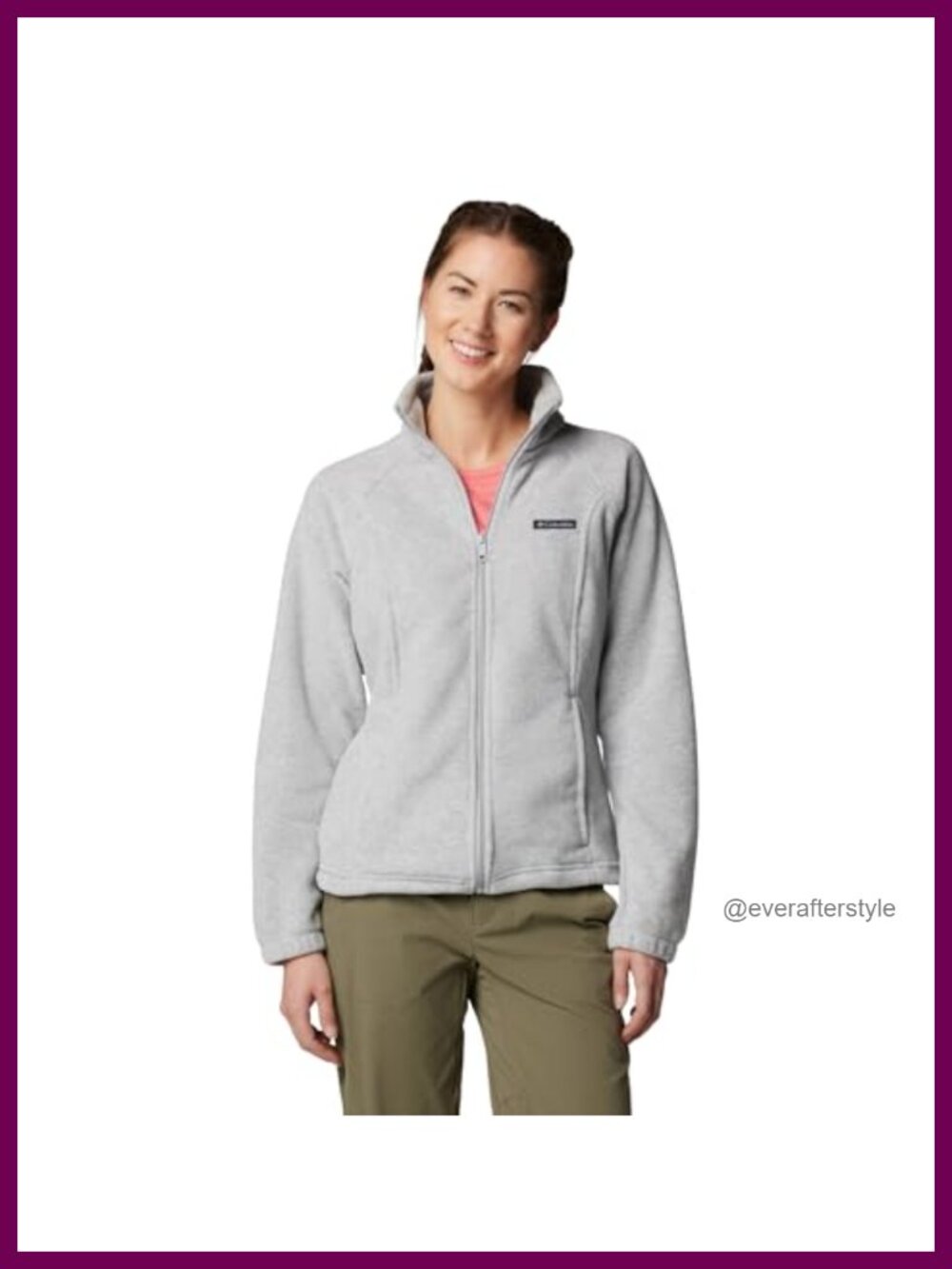 Columbia Benton Springs Full Zip Fleece Jacket MTR Filament Polyester